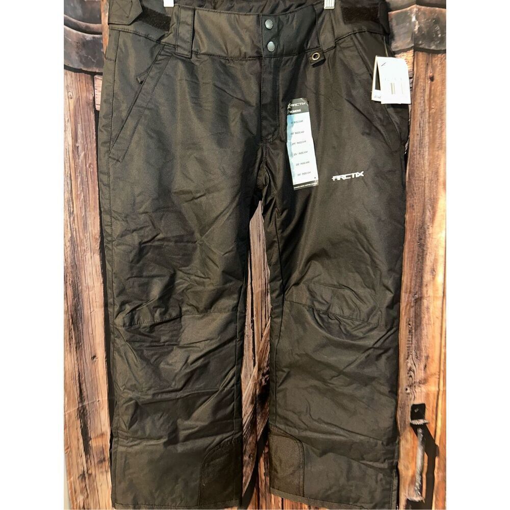 New snow pants, black XL (16-18) petite